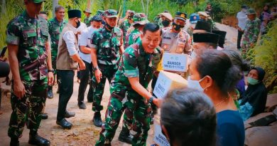 Tim Masev Mabes TNI AD Tinjau Pelaksanaan TMMD ke-113 di Trenggalek