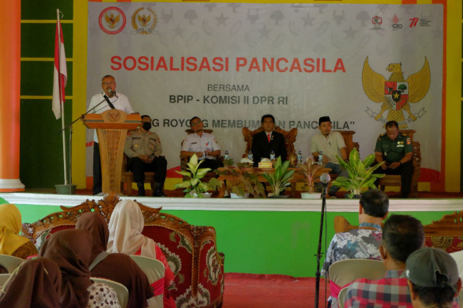 DPR RI Sambangi Sukolilo Tekankan Pentingnya Nilai Luhur Pancasila