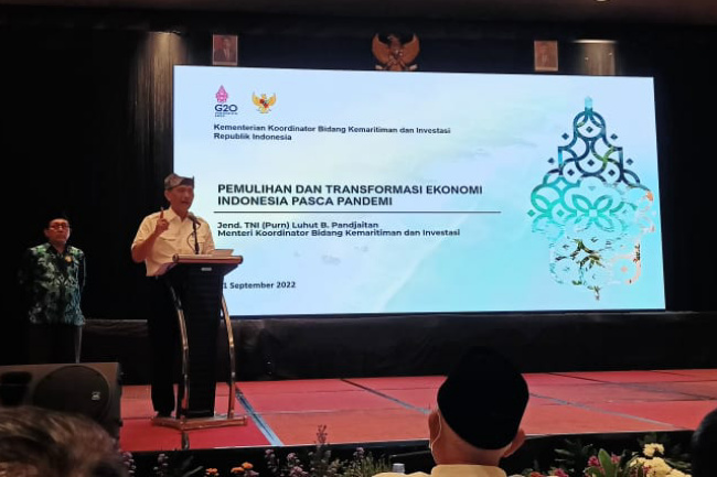 Menteri Luhut Binsar Pandjaitan Sebut Inflasi di Indonesia Rendah