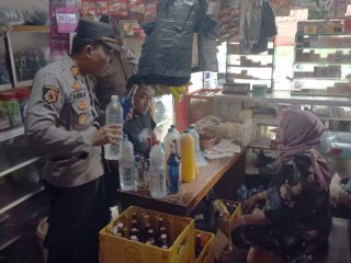 Jelang Nataru, Polsek Tayu Getol Sikat Minuman Setan