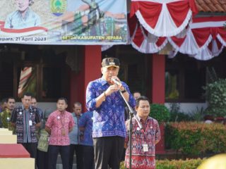 Hari Pertama Kerja, ASN di Jepara Gelar Apel Bersama