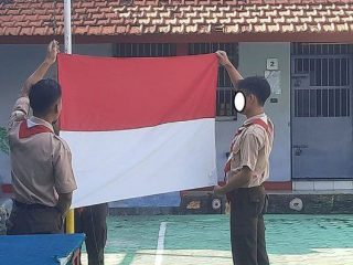 Pupuk Kesadaran Berbangsa dan Bernegara, Puluhan WBP Lapas Pati Ikuti Upacara Pengibaran Bendera