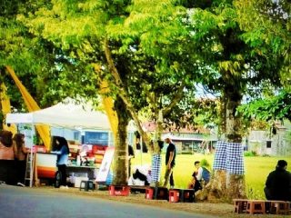Patut Dicoba, View Persawahan di Trenggalek Disulap Jadi Spot Ngopi Sore