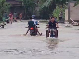 Awas, Jalur Alternatif Pati-Rembang Banjir Setinggi 60 Sentimeter