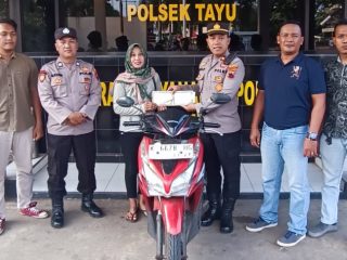 Senyum Atik Mekar, Motor Hilang Kembali Pulang