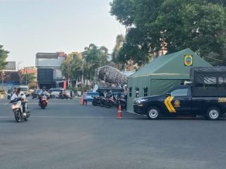 Antisipasi PKL di Alun-alun Pati, Satpol PP Berjaga Nonstop