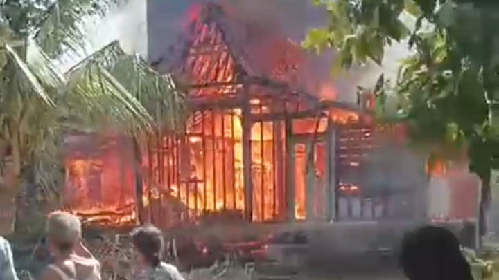kebakaran Rumah di Bulungan Tayu