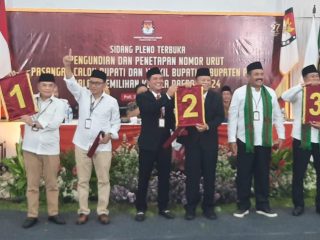 3 Kandidat Paslon Bupati Pati Sudah Penuhi Syarat dan Dapat Nomor Urut