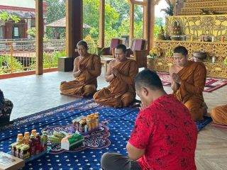 Gus Nung Didukung Warga Buddha di Vihara Loka Dhamma Cakka Tunahan 