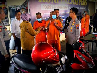 Dua Terduga Pelaku Curanmor di Trenggalek Berhasil Dibekuk