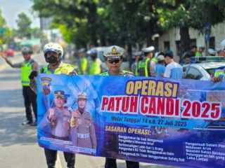 Operasi Patuh Candi 2025, Polres Rembang Gencarkan Sosialisasi dan Penindakan Pelanggaran 