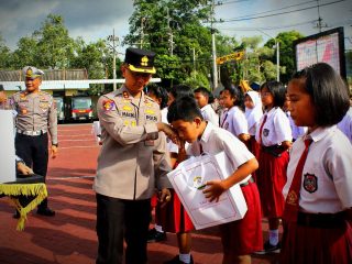 Tampil Memukau, Puluhan Pocil Diberi Hadiah Kejutan Kapolres Trenggalek