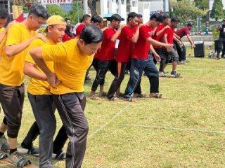 Permainan Tradisional Warnai Lomba HUT RI Antar Instansi 