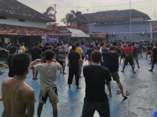 Senam Pagi di Lapas Pati, Jaga Kebugaran para WBP