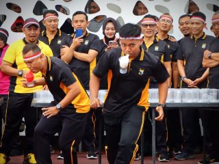 Semarakkan HUT ke-80 RI, Polres Trenggalek Gelar Lomba Tradisional