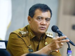 Atap Teras Gedung Pemkab Brebes Ambruk, Ini Kata Gubernur Ahmad Lutfi
