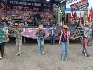 HUT Pemuda Pancasila Pati, Hadirkan Om Lorenza sebagai Hiburan Rakyat