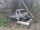 Pick Up Muatan Thinner Ludes Terbakar di Jalan Lingkar Pati
