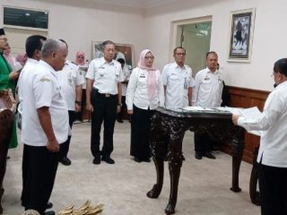 Bupati Sudewo Melantik 5 Kepala Dinas Baru