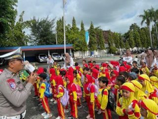 Mako Satlantas Polres Rembang Disulap Jadi Arena Bermain Edukatif