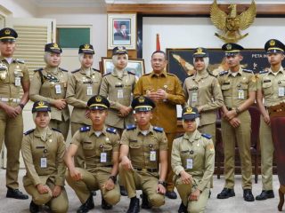 Praja IPDN Asal Kabupaten Pati Sowan Bupati