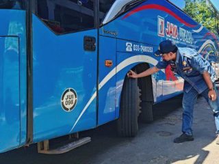 Jamin Keselamatan Mudik Nataru, Rembang Gelar Ramp Check Angkutan Umum