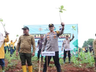 Puluhan Ribu Bibit Pohon Ditanam di Hutan Desa Jerukwangi 