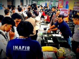 Stan Polres Trenggalek Ramaikan Pameran Perguruan Tinggi dan Pendididkan Profesi