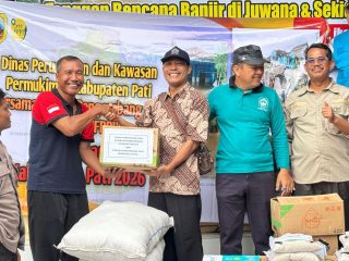 Disperkim dan Pengembang Perumahan Bantu Korban Banjir Juwana