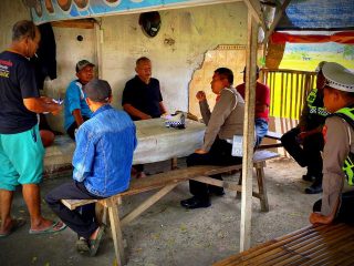 Edukasi Opang, Polantas Trenggalek Sasar Sejumlah Pangkalan