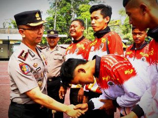 Tim Bola Voli U-18 Trenggalek Siap Tanding di Kejurprov Jatim, Ini Pesan Kapolres