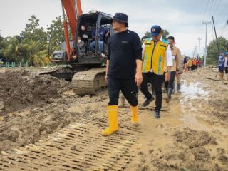 Ahmad Luthfi Minta Penanganan Longsor di Ungaran Timur Tuntas dalam Sepekan