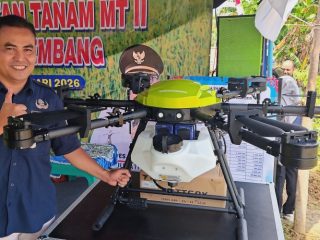 Perkuat MT-1, Pemkab Rembang Optimalkan Tujuh Unit Drone Pertanian