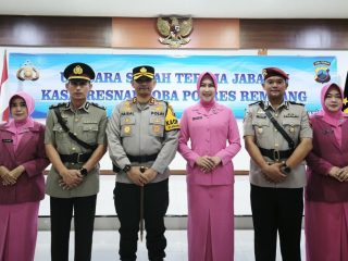 Sertijab Kasat Resnarkoba, Kapolres Rembang Instruksikan Komitmen Zero Narkoba