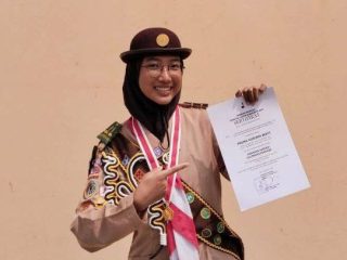 Prima, Siswi Tangguh Pati Tebar Kebermanfaatan Lewat Pramuka