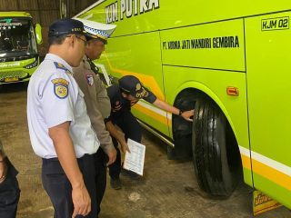 Polisi Gelar Ramp Check Angkutan Umum Jelang Ramadan