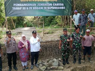 Jangkau Warga di Pelosok Rembang, Pembangunan Jembatan Garuda Tahap 3 dan 4 Dimulai