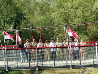 TNI Resmikan Jembatan Garuda Penghubung Rembang dan Pati