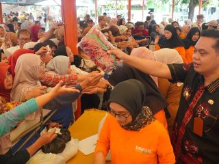 Ludes dalam Sejam, Ribuan Warga Serbu Pasar Murah Ramadan di SCJ Jepara