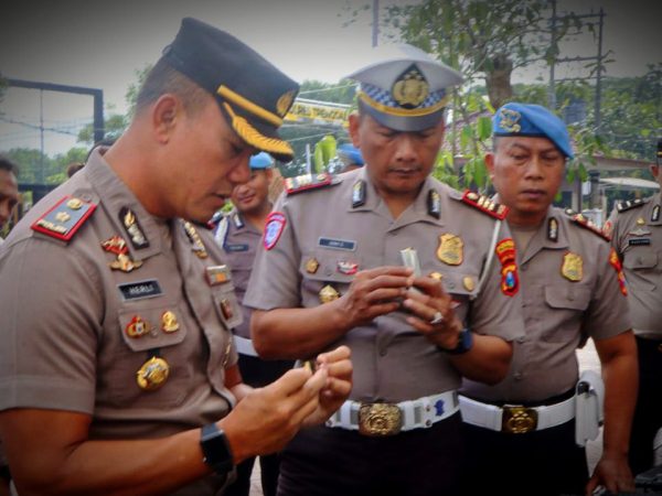 Pastikan Senpi Dinas Laik Pakai, Polres Trenggalek Gelar Sidak
