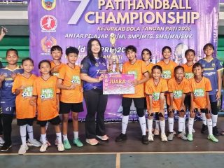 Tim Putri SDN Jambean Kidul 02 Raih Juara 1 Pati Handball Championship 2026