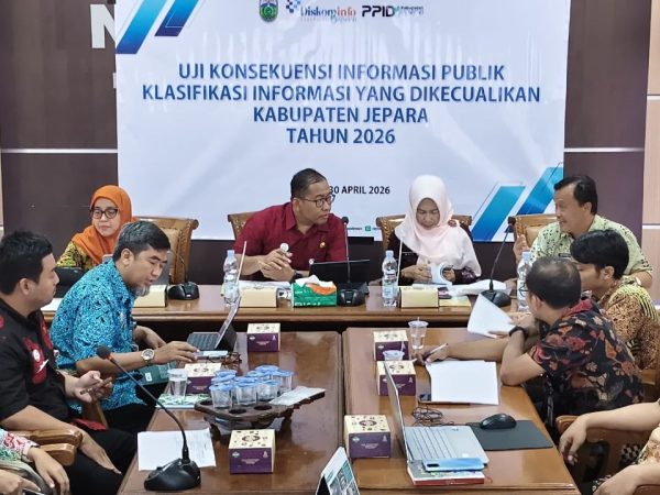 Sejumlah Perangkat Daerah Jepara Ikuti Uji Konsekuensi Informasi