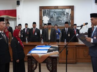 Resmi Dilantik, Tujuh Pejabat Eselon Jepara Diminta Siap Hadapi Tantangan Rumit
