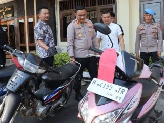 Polres Rembang Ungkap Kasus Curanmor, Satu Tersangka dan Sejumlah Barang Bukti Diamankan