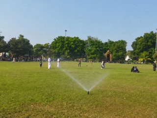 Pengunjung Dinilai Kurang Menjaga Fasilitas Alun-alun Pati, Banyak Saluran Air Rusak