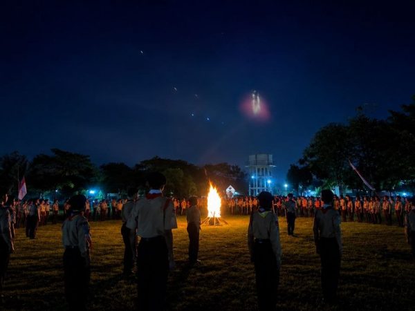 Semangat Kepramukaan SMPN 1 Pati, Persami Dikemas Edukatif dan Menyenangkan