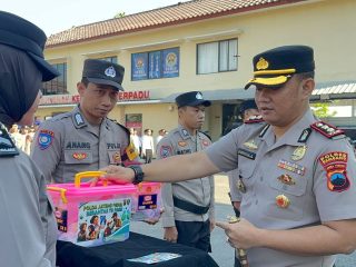 Cegah TBC di Masyarakat, Polres Rembang Bekali Bhabinkamtibmas Buku Saku dan Toolkit Khusus