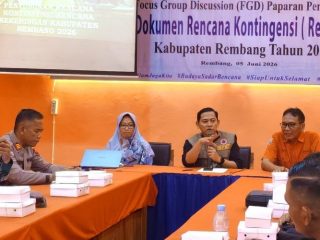 BPBD Rembang Susun Rencana Kontingensi Hadapi Kemarau Ekstrem
