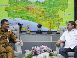 Ahmad Luthfi dan Penasihat Khusus Presiden Said Iqbal Bahas Nasib Buruh